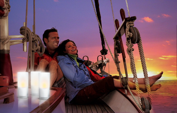 Mum gibi titreyen ışık: Philips IMAGEO CandleLights