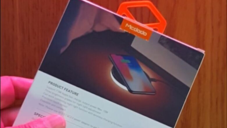 Telefon şarj eden gece lambası: Mcdodo Night Light Wireless Charger